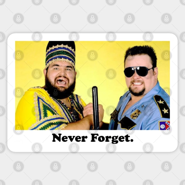 Never Forget Sticker by Shane-O Mac's Closet